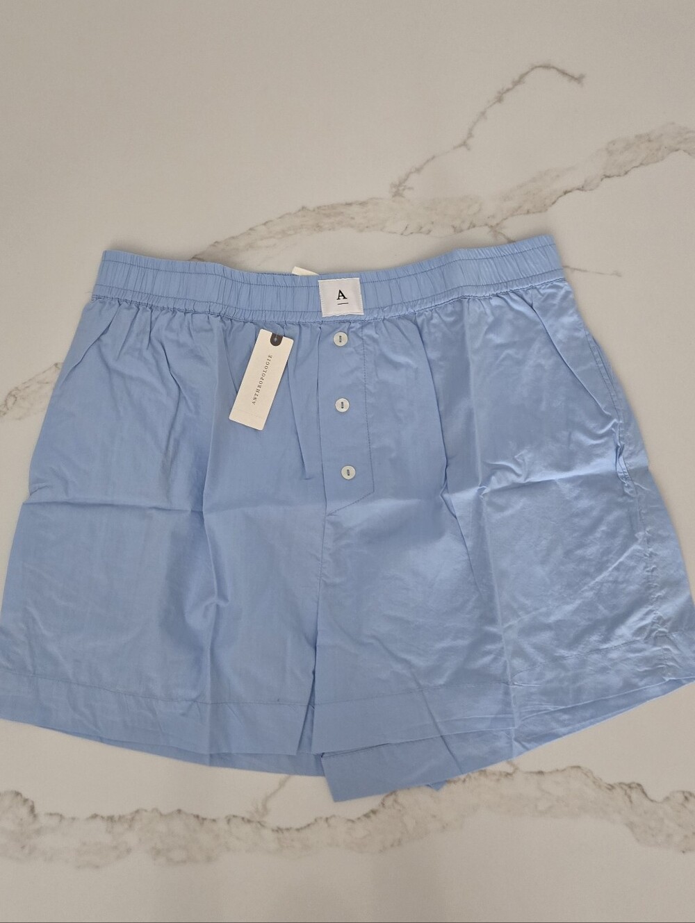 NWT Light Blue BOXER Lounge Shorts